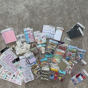 Assorted Scrapbooking/Sticker Items